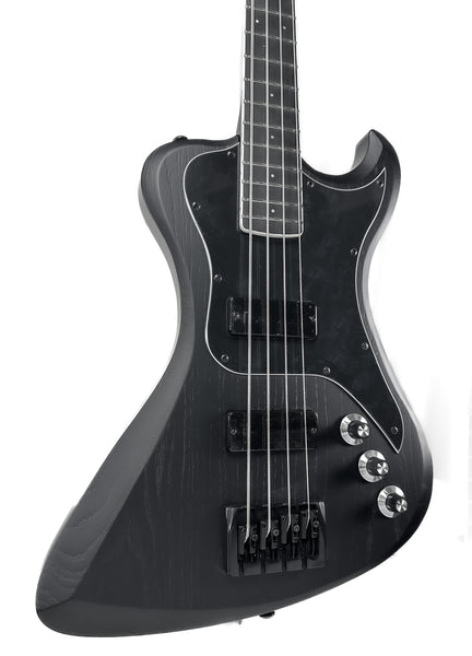 R2 DE BASS - BLACKED OUT Matte Black Swamp Ash