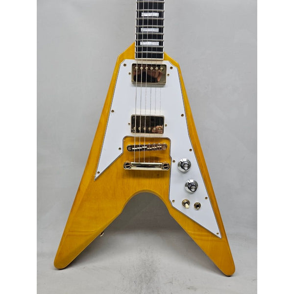 Asteroid DE -Korina Aged Clear Gold HW, white 3 ply guard (CME)