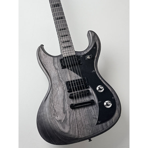 Gnarwhal DE Baritone - Charcoal Swamp Ash — charcoal transparent black