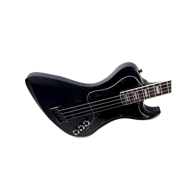 R2 DE Bass - Matte Black Swamp Ash PP — black