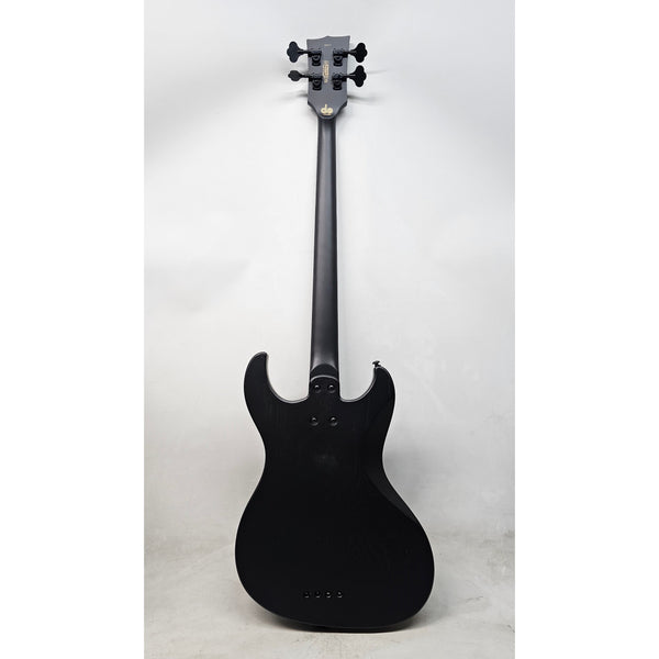 Gnarwhal DE Bass - Blacked Out Swamp Ash — black